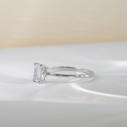 Zásnubní prsten s emerald lab-grown diamantem Olson