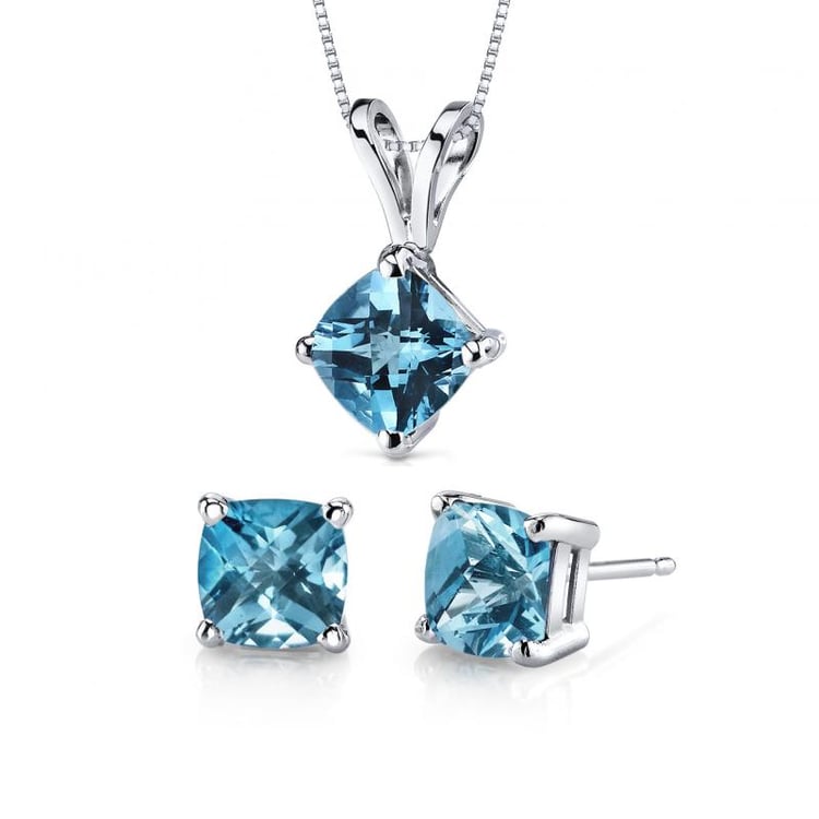 Set topazových šperků 20697