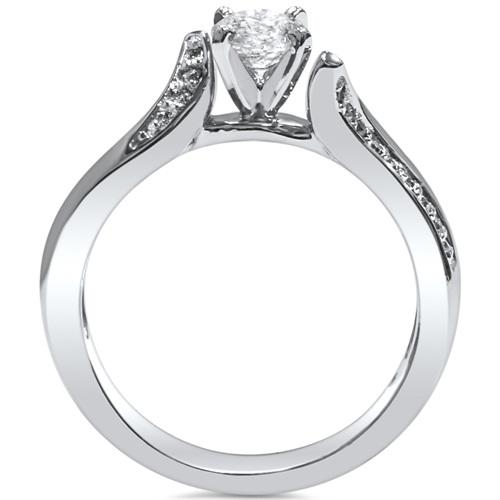 Elegantní set diamantového zásnubního a snubního prstenu Kai 4434