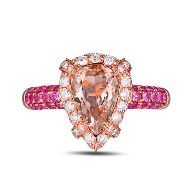 Morganitový prsten 16869