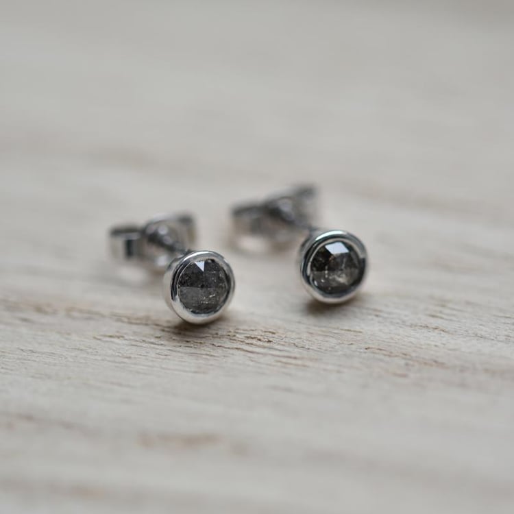 Diamantové pecky z bílého zlata 43466