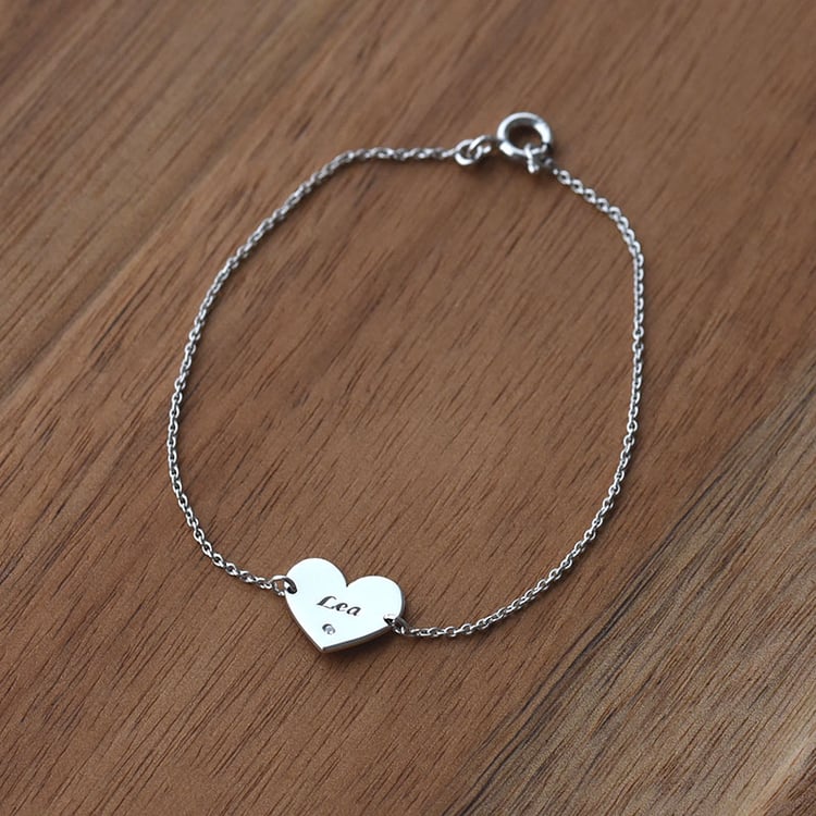 Náramek s gravírem a diamantem 72147