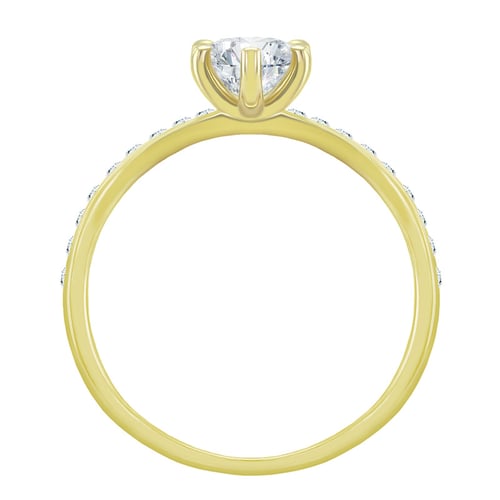 Zásnubní prsten s lab-grown diamanty Vanan