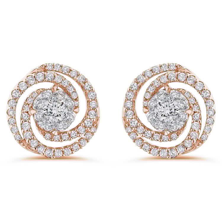 Luxusní diamantové náušnice Hilary 51866