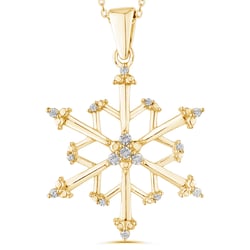 Vločka s diamanty Aya