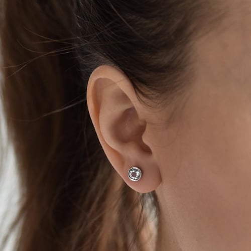 Napichovací náušnice s lab-grown diamanty Leanne