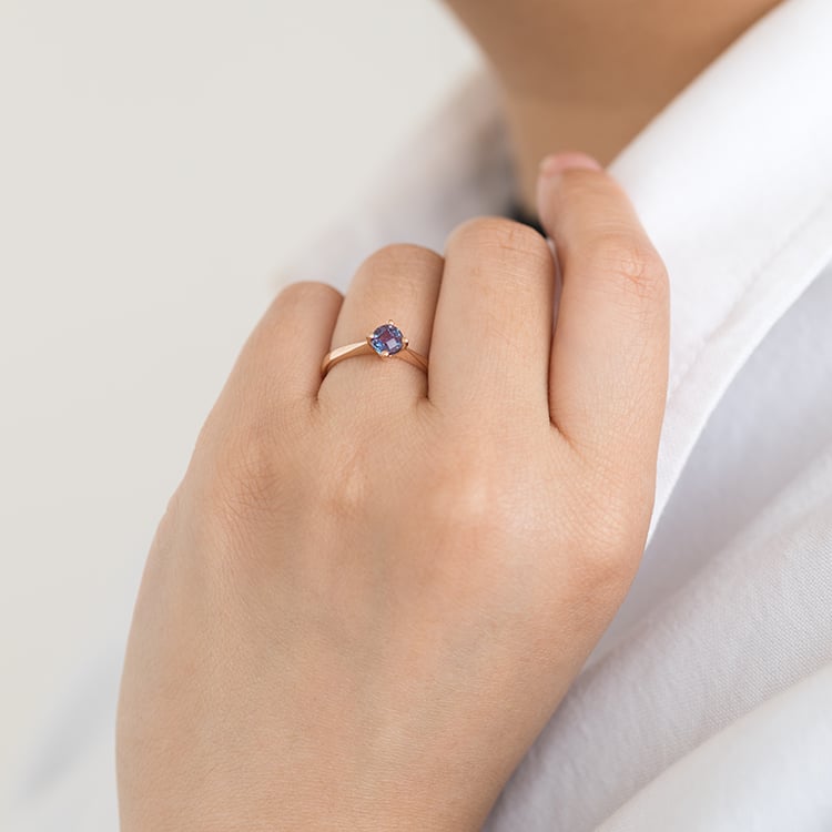 Solitaire prsten s alexandritem Mahiya 125649