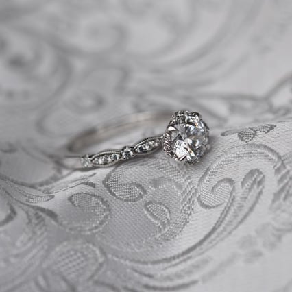 Diamantový zásnubní prsten Itzel