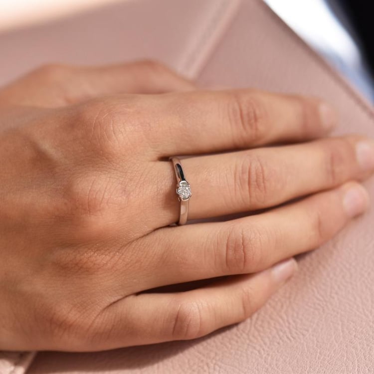 Zásnubní zlatý prsten 25533