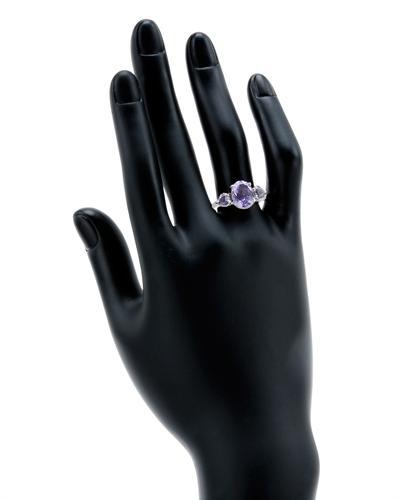 Prsten ze stříbra s ametysty 1836