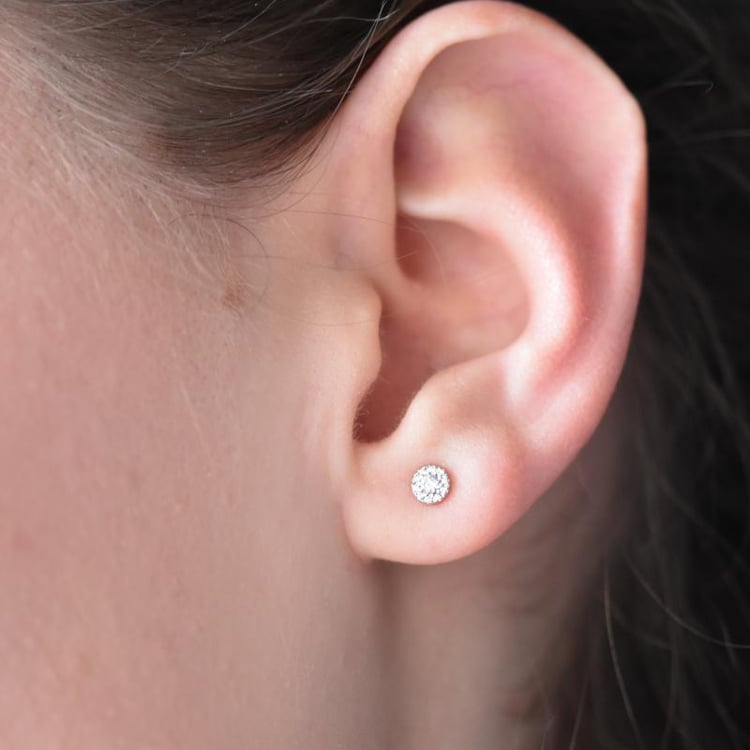 Náušnice s diamanty 15329