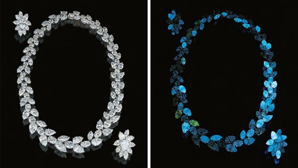 Fluorescence diamantů