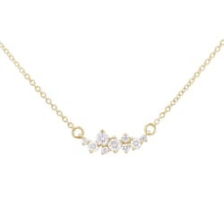 Cluster náhrdelník s lab-grown diamanty Kianna