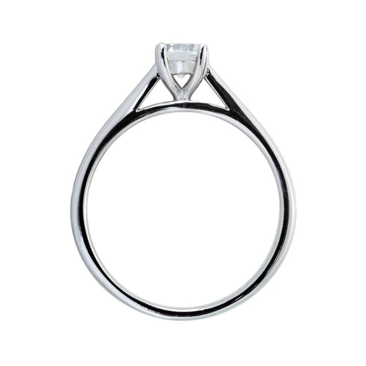 Zlatý zásnubní prsten s diamantem 2844