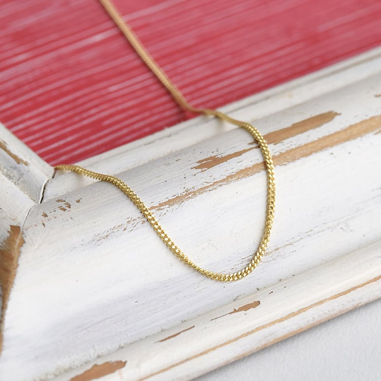 Panzer řetízek z 14k žlutého zlata 84519