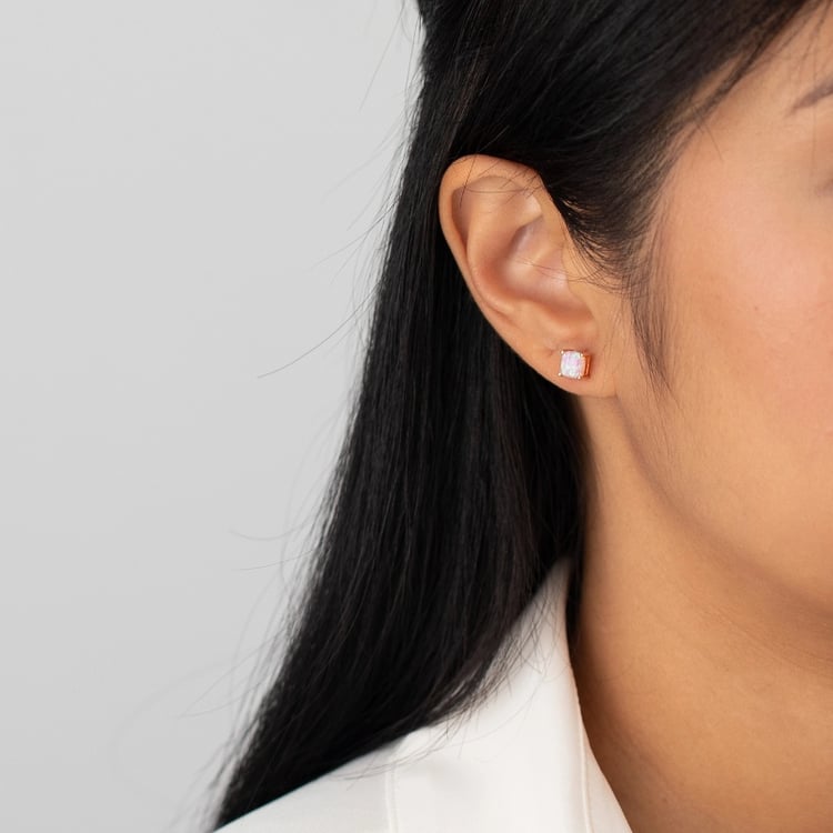 Náušnice z růžového zlata 106671