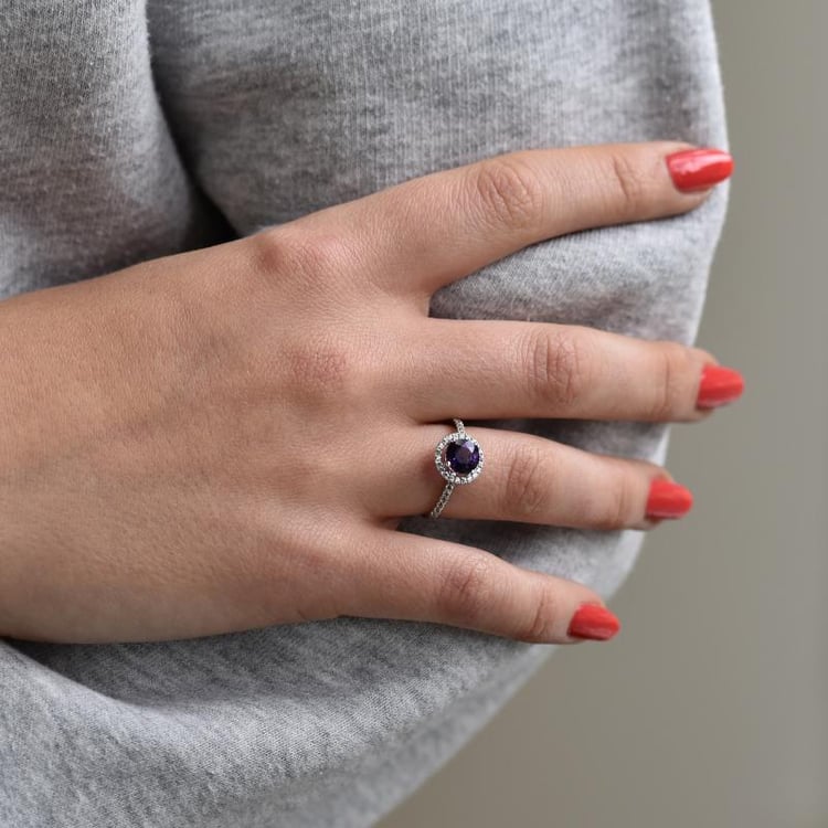 Zlatý halo prsten 42776