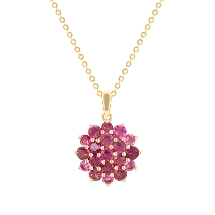 Turmalínový náhrdelník ze zlata 38446