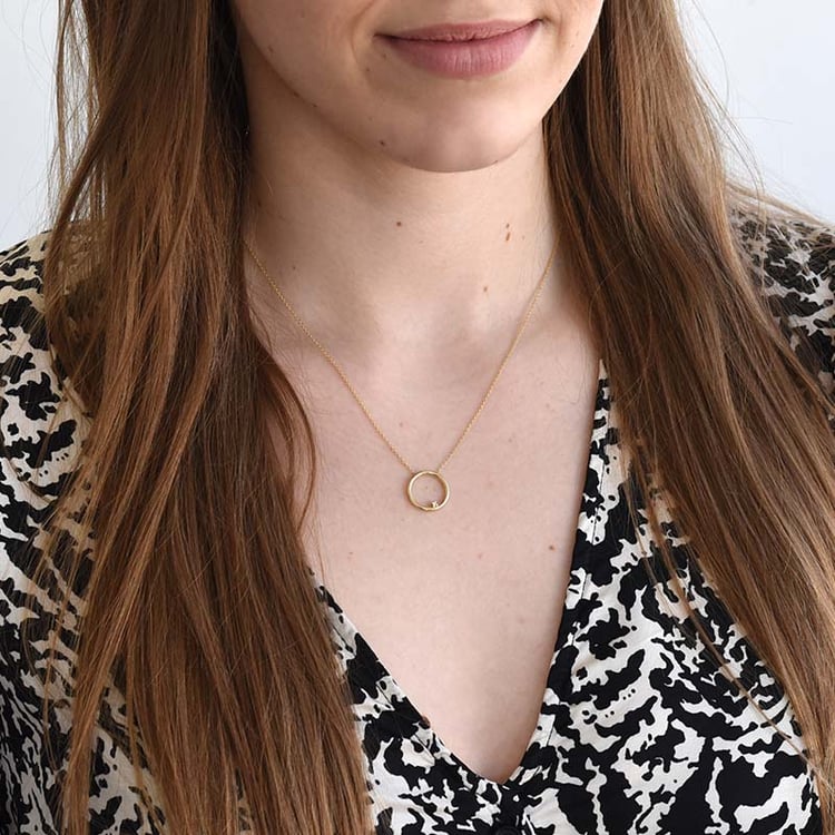 karma náhrdelník s diamantem 82268