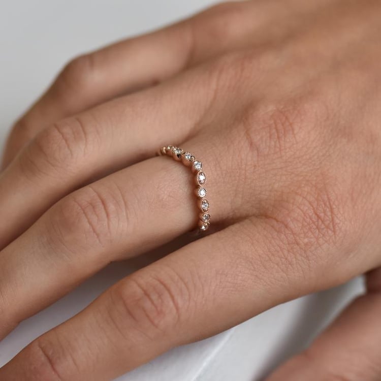 Prsten s diamanty 24450