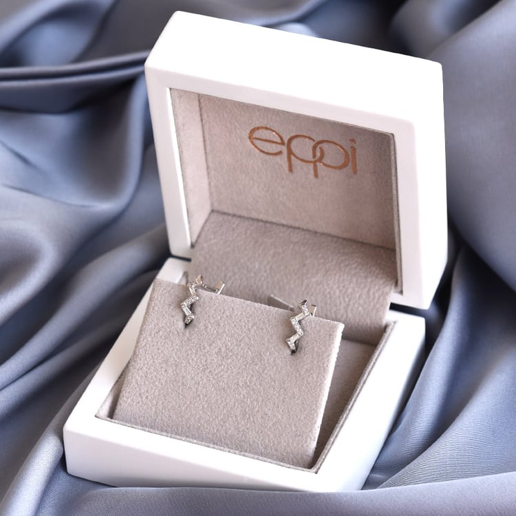 Diamantové kruhové náušnice 78327