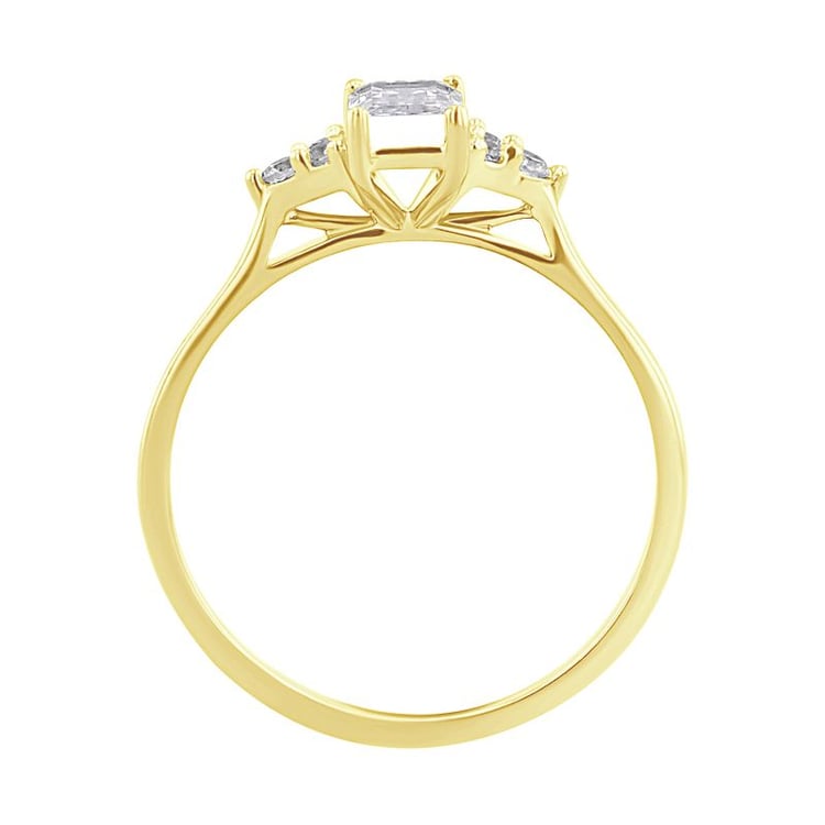 Zásnubní prsten s 0.37ct IGI certifikovaným lab-grown diamantem Miha 168871