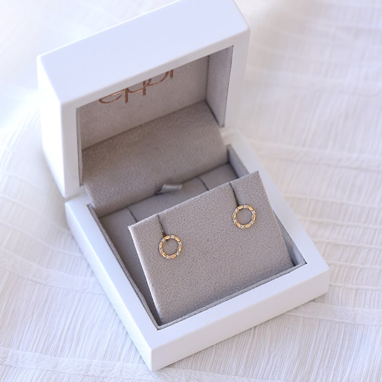 Karma náušnice s diamanty 64962