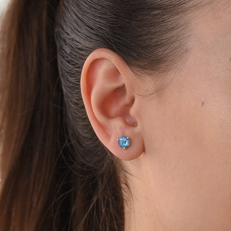 Zlaté martini náušnice s topazy 65555