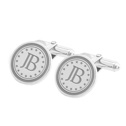Manžetové knoflíčky ze stříbra s multigravírem Juan