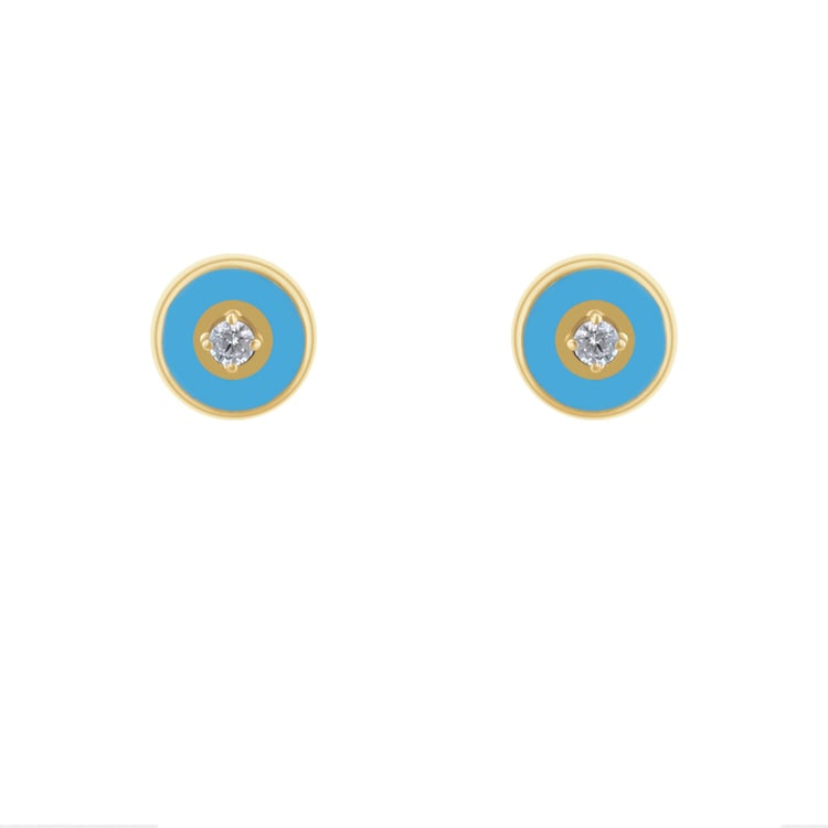 Keramické náušnice s lab-grown diamantem Clea 120916