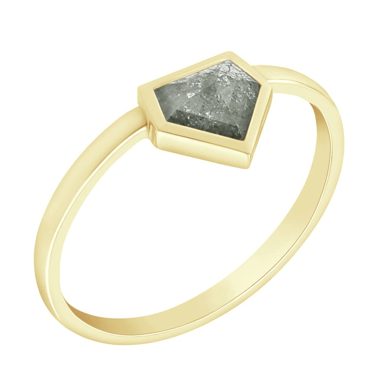 Prsten se salt and pepper diamantem Vilma 97502