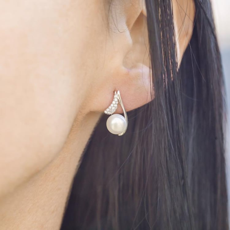 Náušnice s perlami 14710