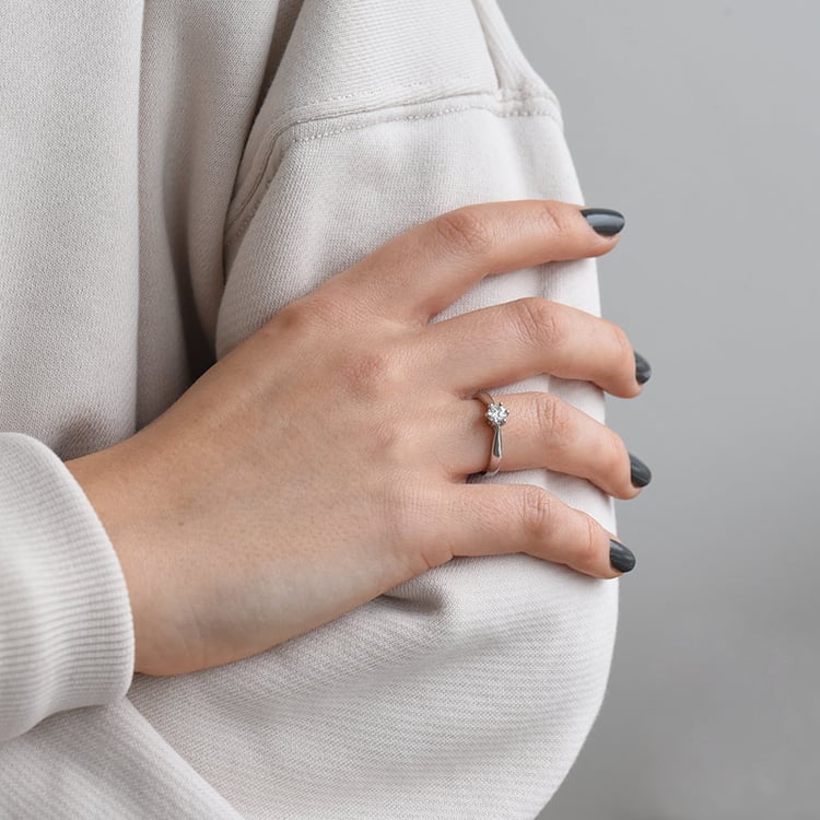 Diamantový prsten ze zlata 73516