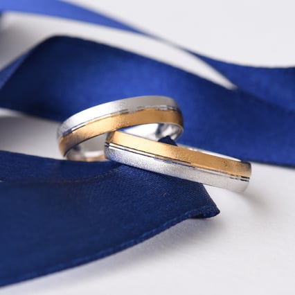 Snubní prsteny z kombinovaného zlata Ivana