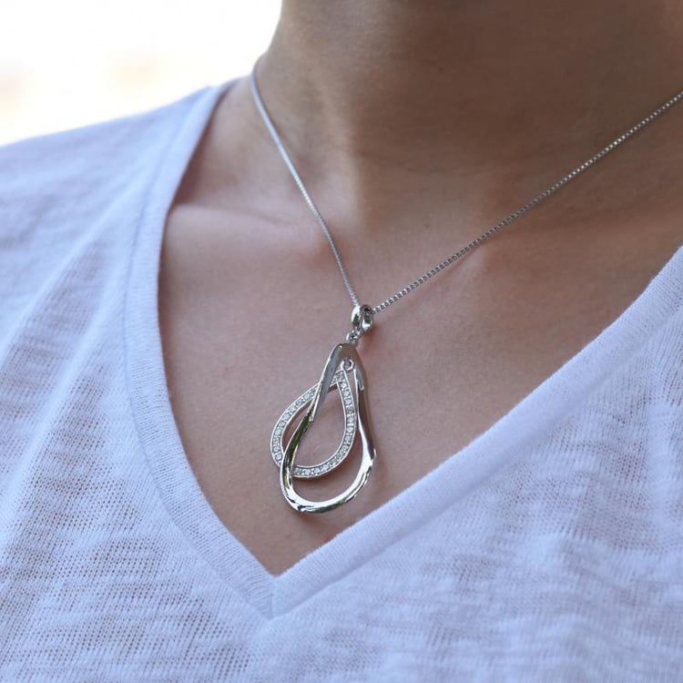 Stříbrná kolekce šperků 13059