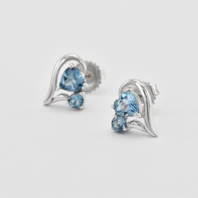 Náušnice s topazy 29563