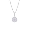 Stříbrný náhrdelník s růžovým quartzem Addie
