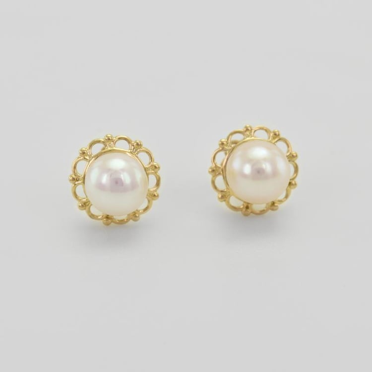 Náušnice s perlami 7835