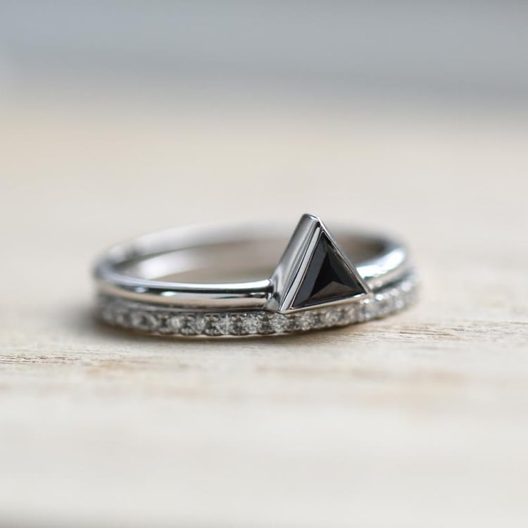 Set prstenů s diamanty 30362