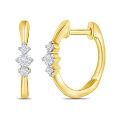 Kroužky s oslnivými diamanty Koko