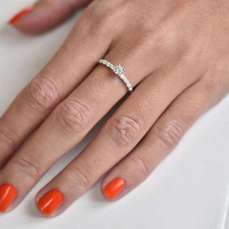 Prsten s diamanty 46163