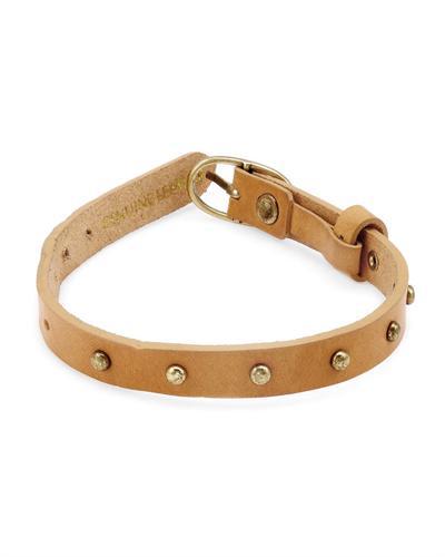 Vybíjený náramek kožený