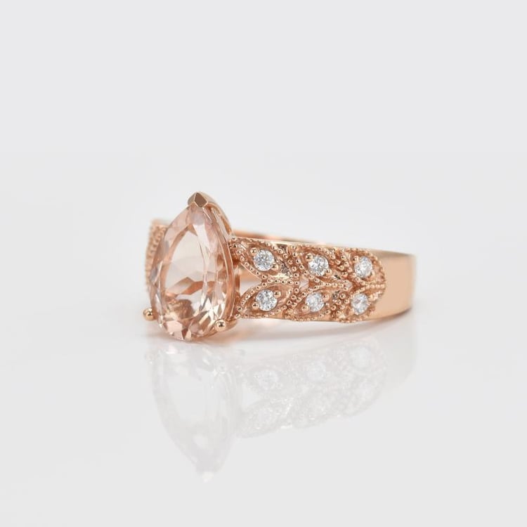 Morganitový prsten 15271