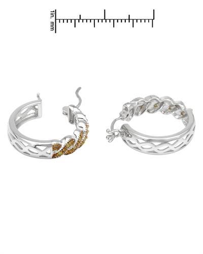 Kruhové diamantové náušnice 815