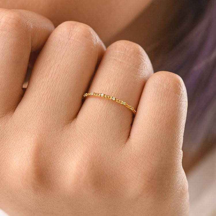 Minimalistický prsten s diamanty Tess 156732