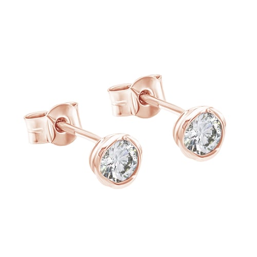 Elegantní diamantové náušnice Irja