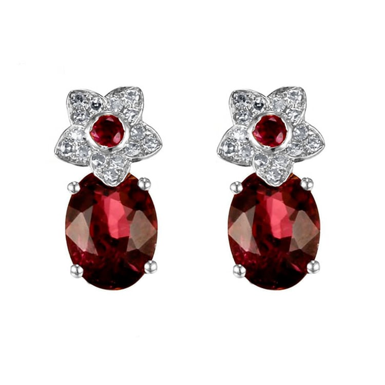 Náušnice z bílého zlata 82753