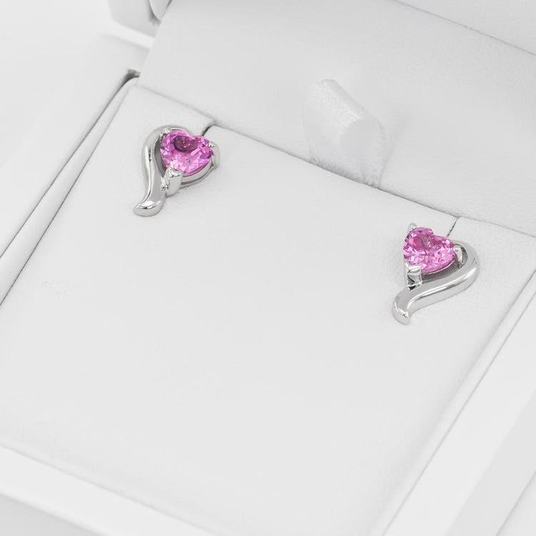 Stříbrné romantické náušnice 38436