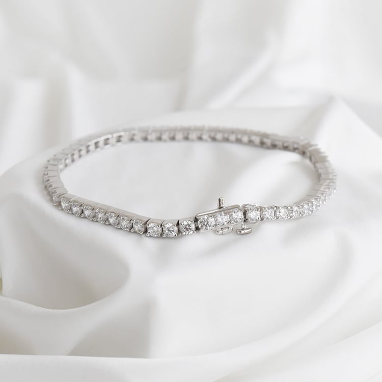 Náramek se zirkony 90709