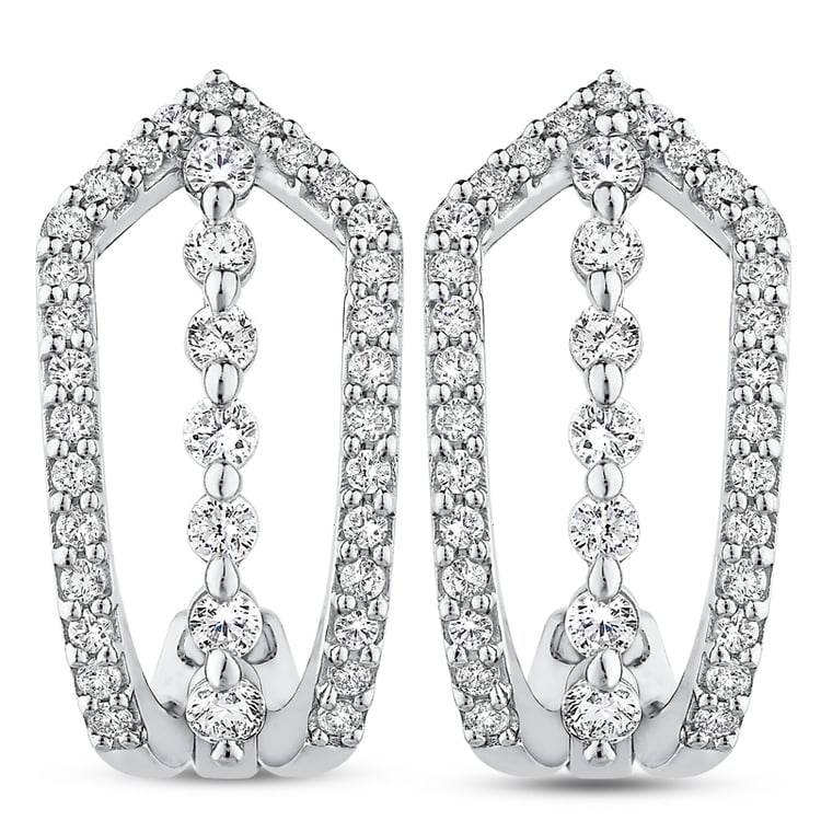 Luxusní diamantové náušnice